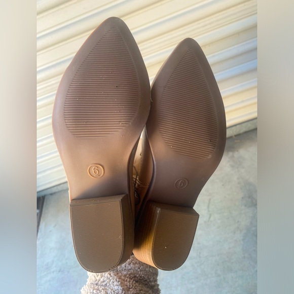 Sommer Western Light Brown Knee-High / Memory Foam Women’s Boots - Picture 6 of 9